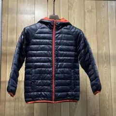 サイズ150cm フード付きダウンジャンパー