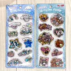 【正規品】シナモロール シナモントムジェリ シャカシャカシール 2枚セット