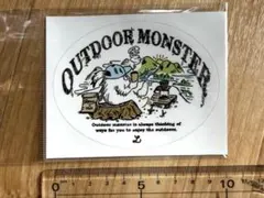 【新品】OUTDOOR MONSTER ステッカー アウトドアモンスター
