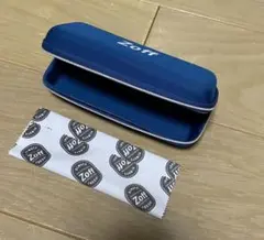 Zoff メガネケース 青