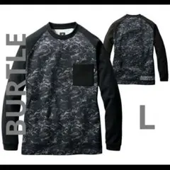 BURTLE ホット ロングTシャツ Lサイズ ストームブラック