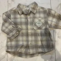 3can4on チェック柄シャツ 80cm