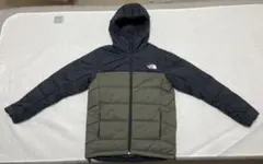 ノースフェイス リバーシブル ダウンジャケットNY82180 黒カーキ