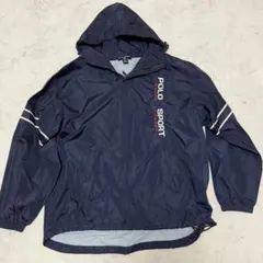 希少 90S RALPH LAUREN ハーフジップ　 ナイロンジャケット
