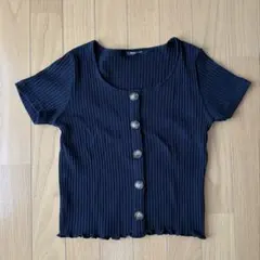 oneway リブニットトップス