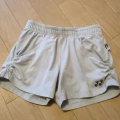 YONEX ハーフパンツ　ショートパンツ SSサイズ ライトグレー