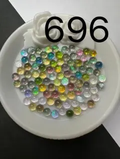 696ガラスナギット　ダイクロmix