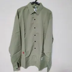 ☆最終値下げ☆カジュアルシャツ メンズ 開襟シャツ 和風 無地 綿 長袖 折り