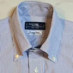 Maker's Shirt 鎌倉 ストライプボタンダウンシャツ 39-87のサムネイル