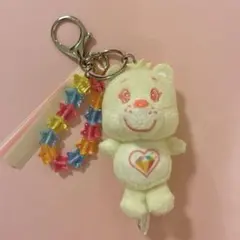 Care Bears チャーム付きマスコットスパークルハートベア　キーホルダーのサムネイル
