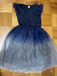 SHEIN ネイビーグラデーションドレス 9Y