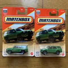 ミニカー マッチボックス ベーシックカー トヨタ 4ランナー 2個セット 新品のサムネイル