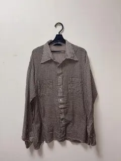 VAN HEUSEN チェック柄 長袖シャツ XXL