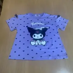 新品　Kuromi Tシャツ ラベンダー色　130