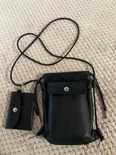 スマホポシェット　ミニポーチ付き