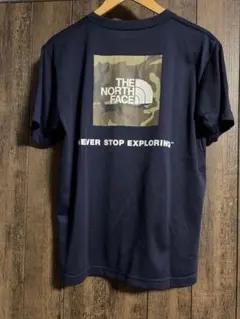 THE NORTH FACE ノースフェイス TシャツL バックプリントカモ柄