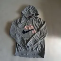 Nike SB グレー フード付きパーカー M