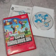 マリオカートWiiとNew スーパーマリオブラザーズ Wii２枚セット