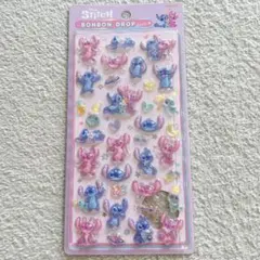【新品未開封正規品】ボンボンドロップシール ♡スティッチ＆エンジェル