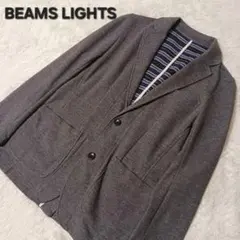 美品★BEAMS LIGHTS テーラードジャケット スウェット生地 グレー