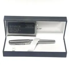 【美品　箱・ギャランティ付】PARKER パーカー 万年筆 ソネット シルバー 美品 箱・ギャランティ付】PARKER パーカー 万年筆 ソネット シルバー