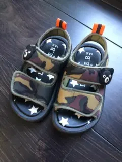 ミキハウス  ダブルビー　サンダル　14センチ