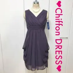【新品】シフォン カシュクール ワンピース❤︎洗濯機で洗えます❤︎
