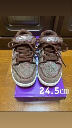 Nike SB Dunk Low PRM Brown Paisley 24.5