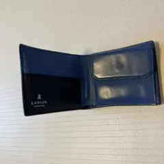 LANVIN COLLECTION 二つ折り財布 青