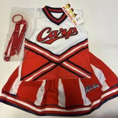 カープ　チア　上下　ヘアゴム　セット　チアリーディング　110cm