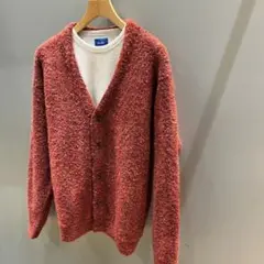 BEAMS ブークレ　ニット　カーディガン