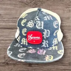 supreme デニム メッシュ キャップ