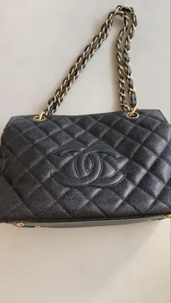 希少 美品】 シャネル 15PROMAX マトラッセ キャビアスキン チェーン