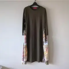 グラニフ×ミュシャ　長袖ワンピース　黄道十二宮カットソーワンピース
