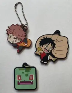 呪術廻戦 虎杖悠仁 ラバーキーホルダー