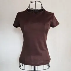 ★限定値下★新品未使用【ラルフローレン】 フレンチスリーブTシャツ 茶 Mのサムネイル