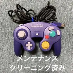 NINTENDO GAMECUBE コントローラー パープル&クリア　中古