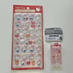 ボンボンドロップミニチュアチャーム シールセット キティちゃん