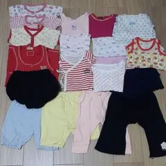 70.80　ロンパース　カバーオール　肌着　下着　ズボン　アンダー　19着