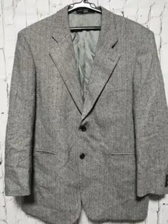 テーラードジャケット グレー ツイード