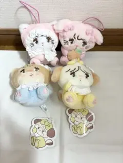 mikko characters ふわふわBABYマスコット　4点　コンプリート