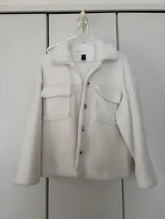 SHEIN ボアジャケット ホワイト S