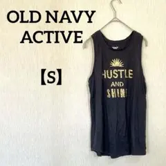 OLD NAVY ACTIVE【S】 タンクトップ ブラック メンズ