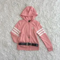 00s Y2K adidas ロゴ　ジップアップパーカー　スポーツmix 海外