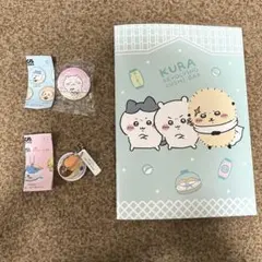 最終価格ちいかわ くら寿司 フィギュア 缶バッジ ノート