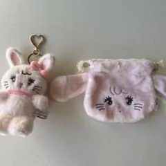 mikko ぬいぐるみマスコットキーホルダー・巾着です！