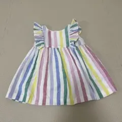 baby GAP ストライプフリルワンピース