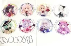 東方project すなめりドリルコースターキーホルダー(七瀬尚) 8種セット