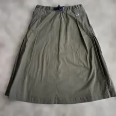【Champion 】チャンピオン ロングスカート（裏地無し） カーキのサムネイル