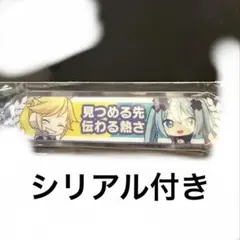 プロセカ 鏡音レン 初音ミク バツミク 映画 特典 アクリル称号キーホルダー
